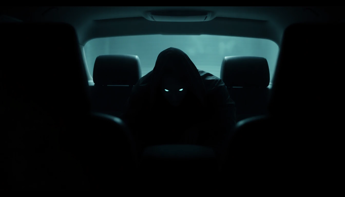 Killer hiding in backseat